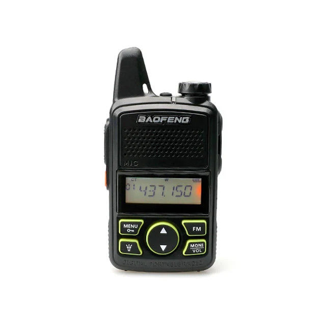 Mini Mobile Handheld Dual Band Walkie Talkie com potência de saída de 5W e função VOX