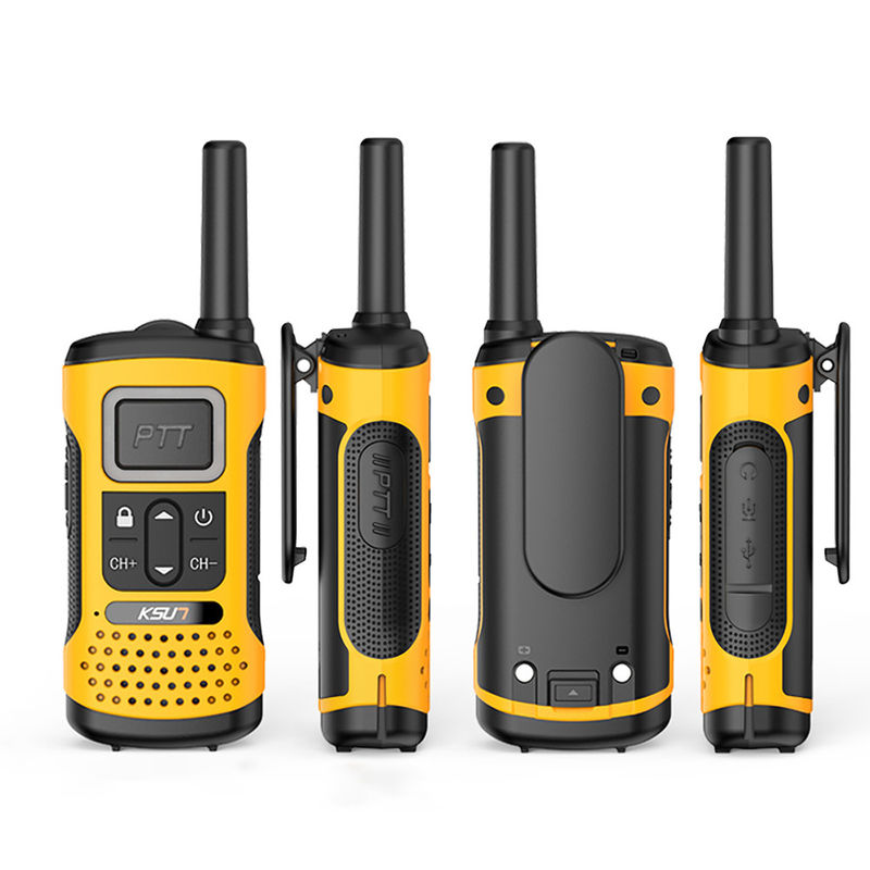 UHF portátil KSUN GZ32 PMR FRS Licença Rádio gratuita de duas vias com função de decodificação de clone