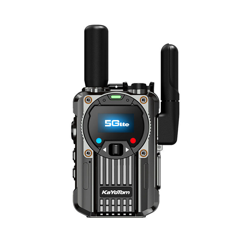 4G POC Walkie Talkie de liga de zinco com função de rádio FM e suporte exclusivo a PTT